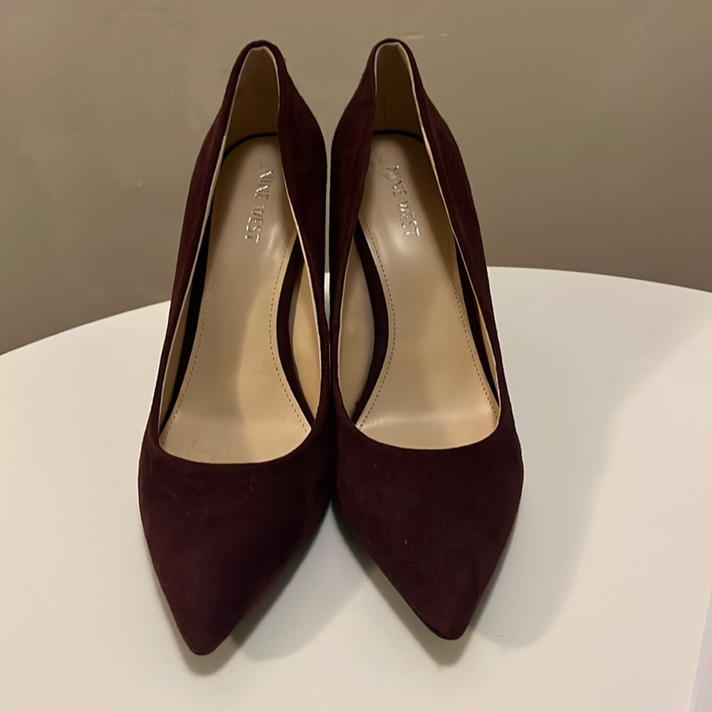 velvet pumps